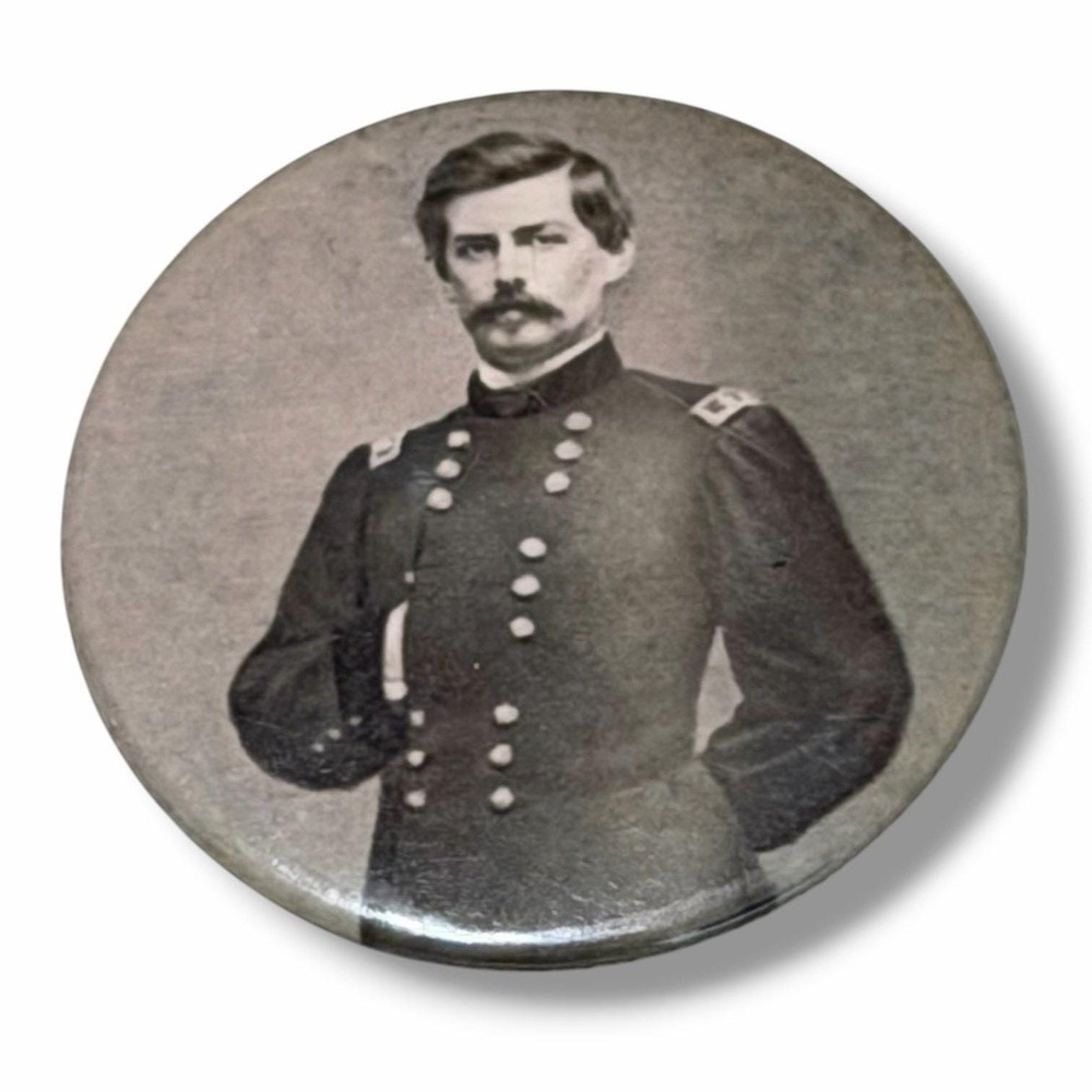 Major General George B McClellan of the Union Army Civil War Vintage Button B39
